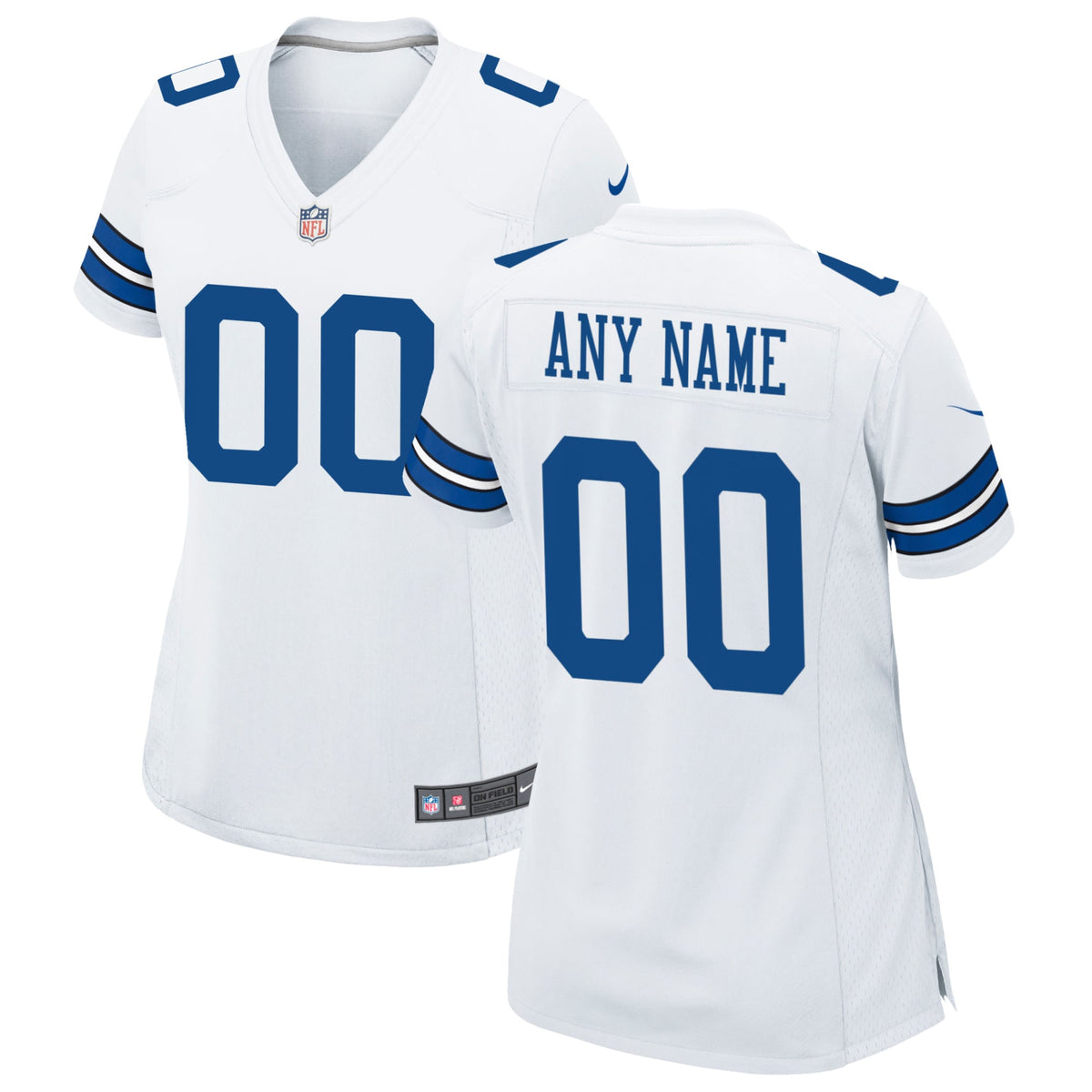 Dallas Cowboys Nike Women s Custom Game Jersey   White