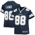CeeDee Lamb Dallas Cowboys Nike Youth Player Game Jersey   Navy