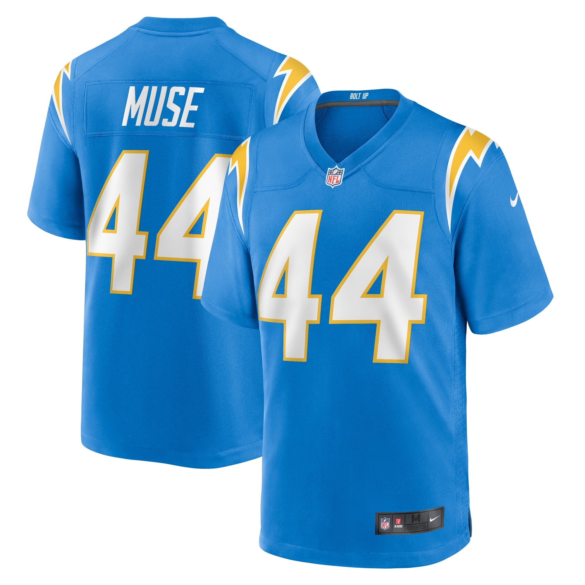 Tanner Muse Los Angeles Chargers Nike Team Game Jersey    Powder Blue