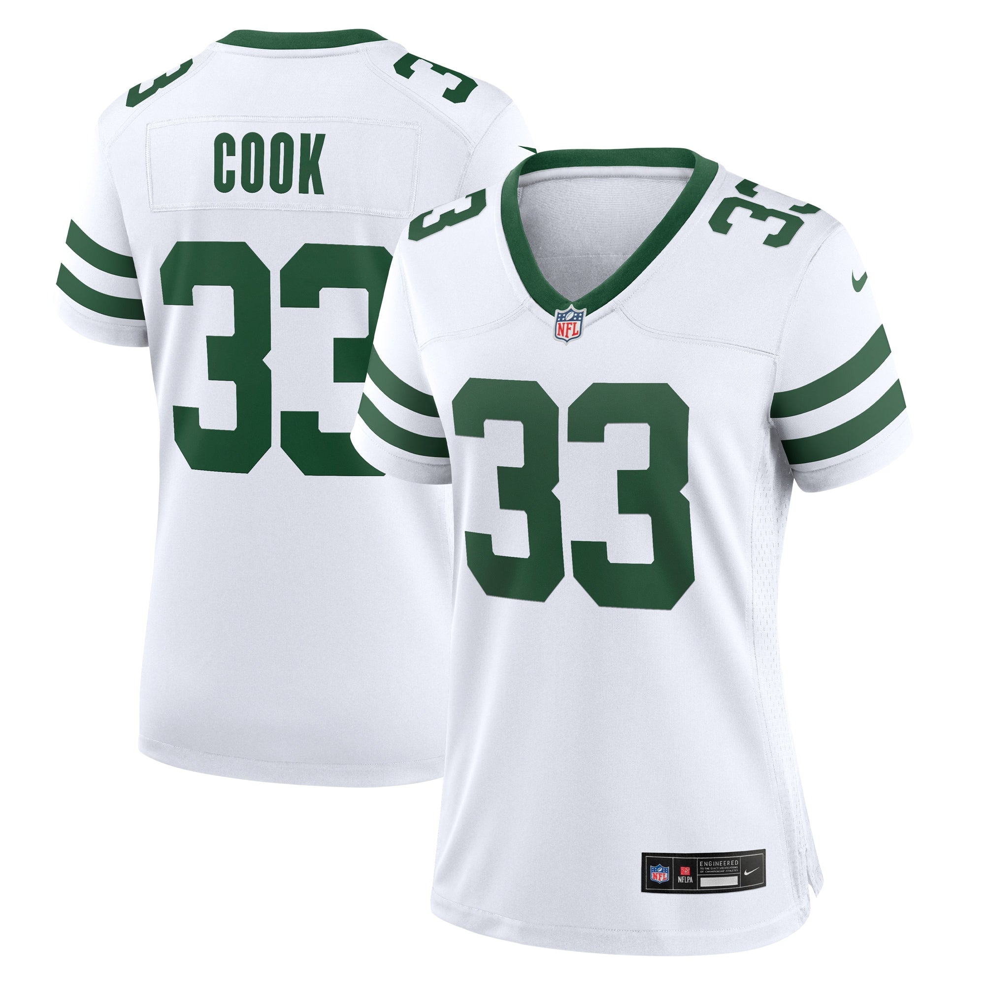 Dalvin Cook New York Jets Nike Women s Legacy Player Jersey   White