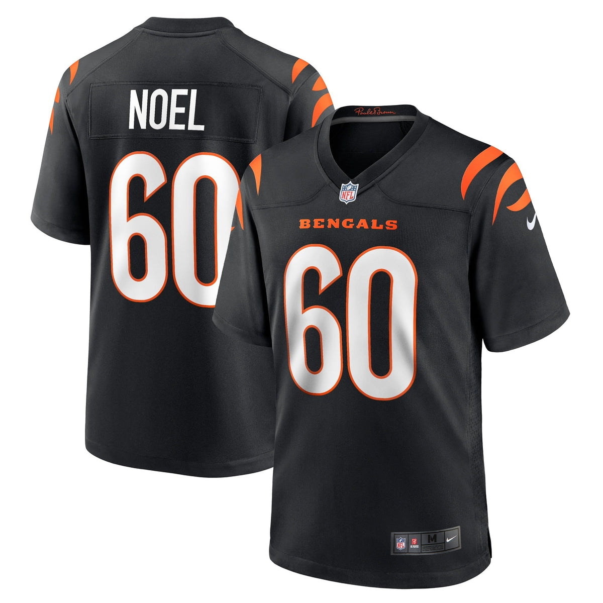 Men s Nike Desmond Noel Black Cincinnati Bengals Game Player Jersey