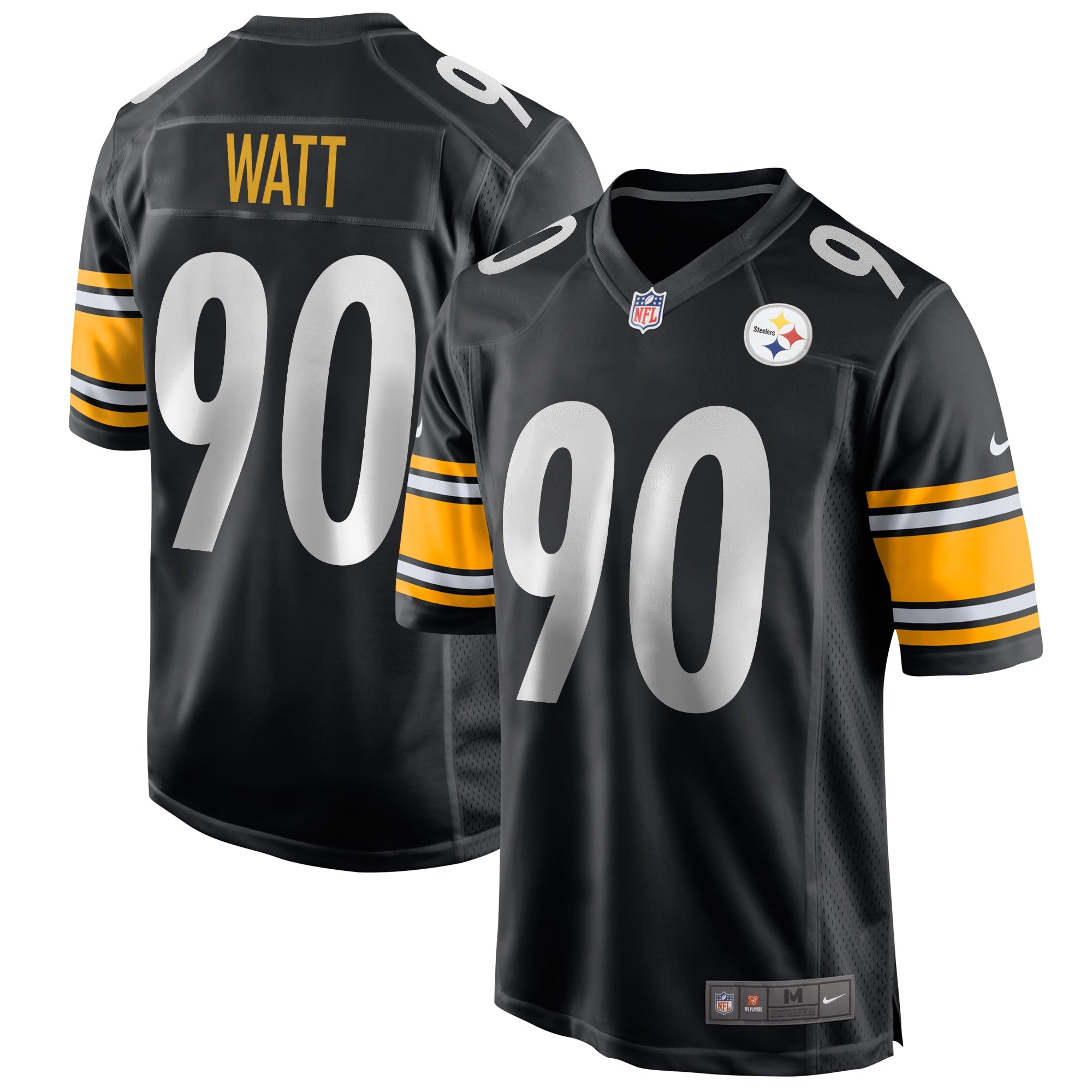 T.J. Watt Pittsburgh Steelers Nike Game Jersey   Black