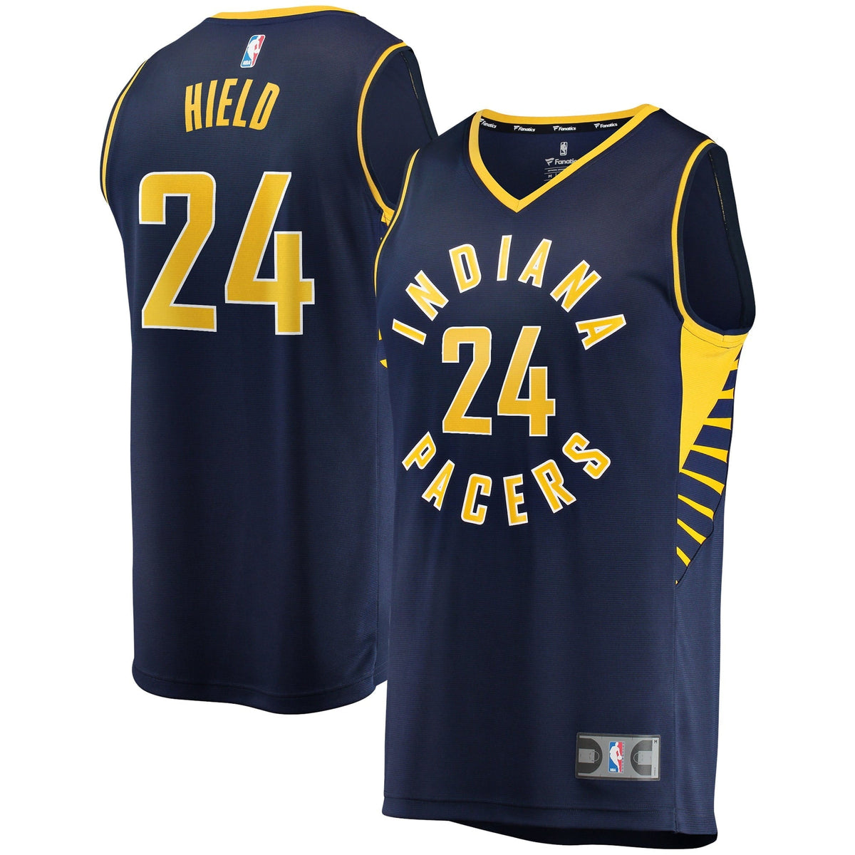 Men's Fanatics Branded Buddy Hield Navy Indiana Pacers Fast Break Replica Jersey - Icon Edition