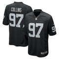 Maliek Collins Las Vegas Raiders Nike Game Jersey   Black