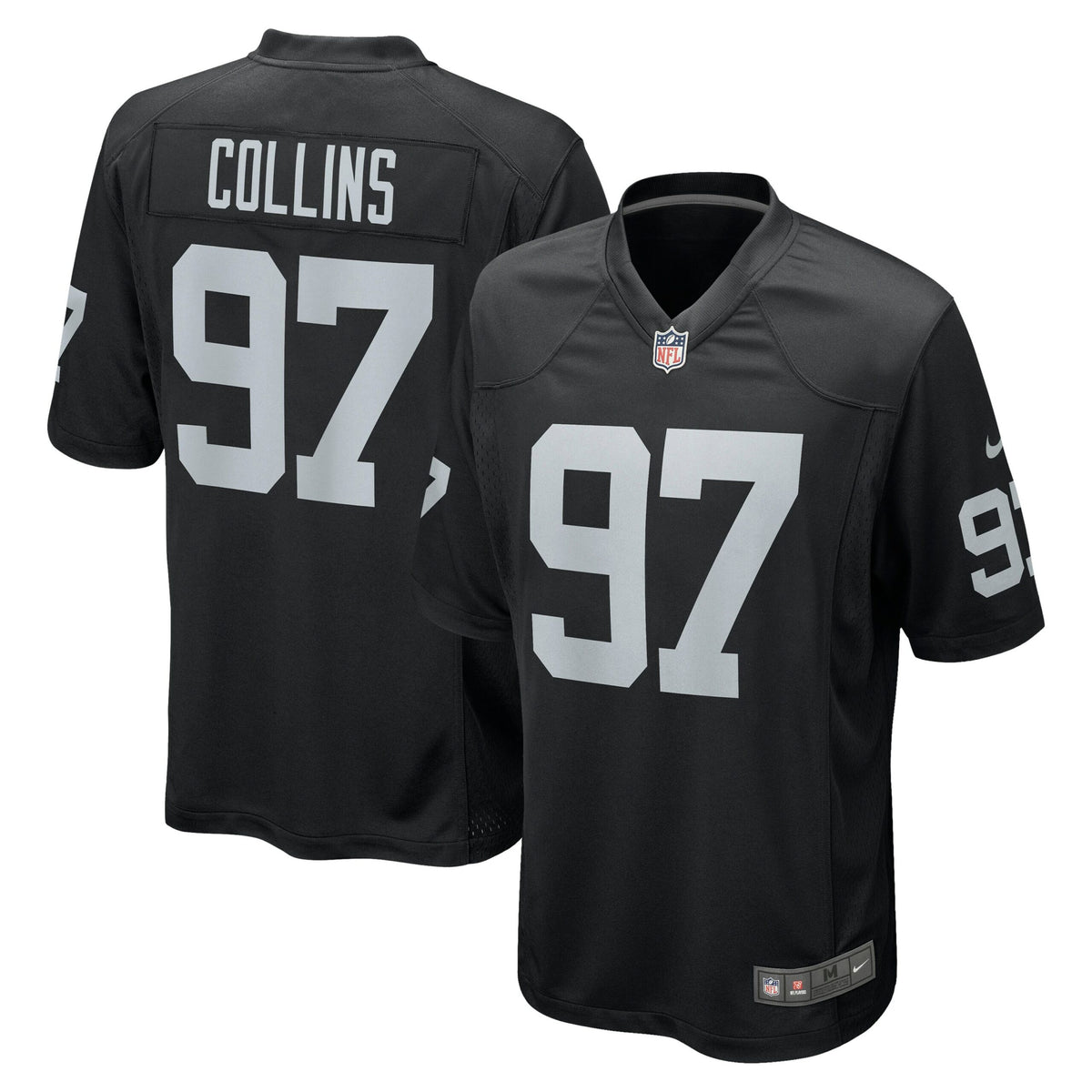 Maliek Collins Las Vegas Raiders Nike Game Jersey   Black