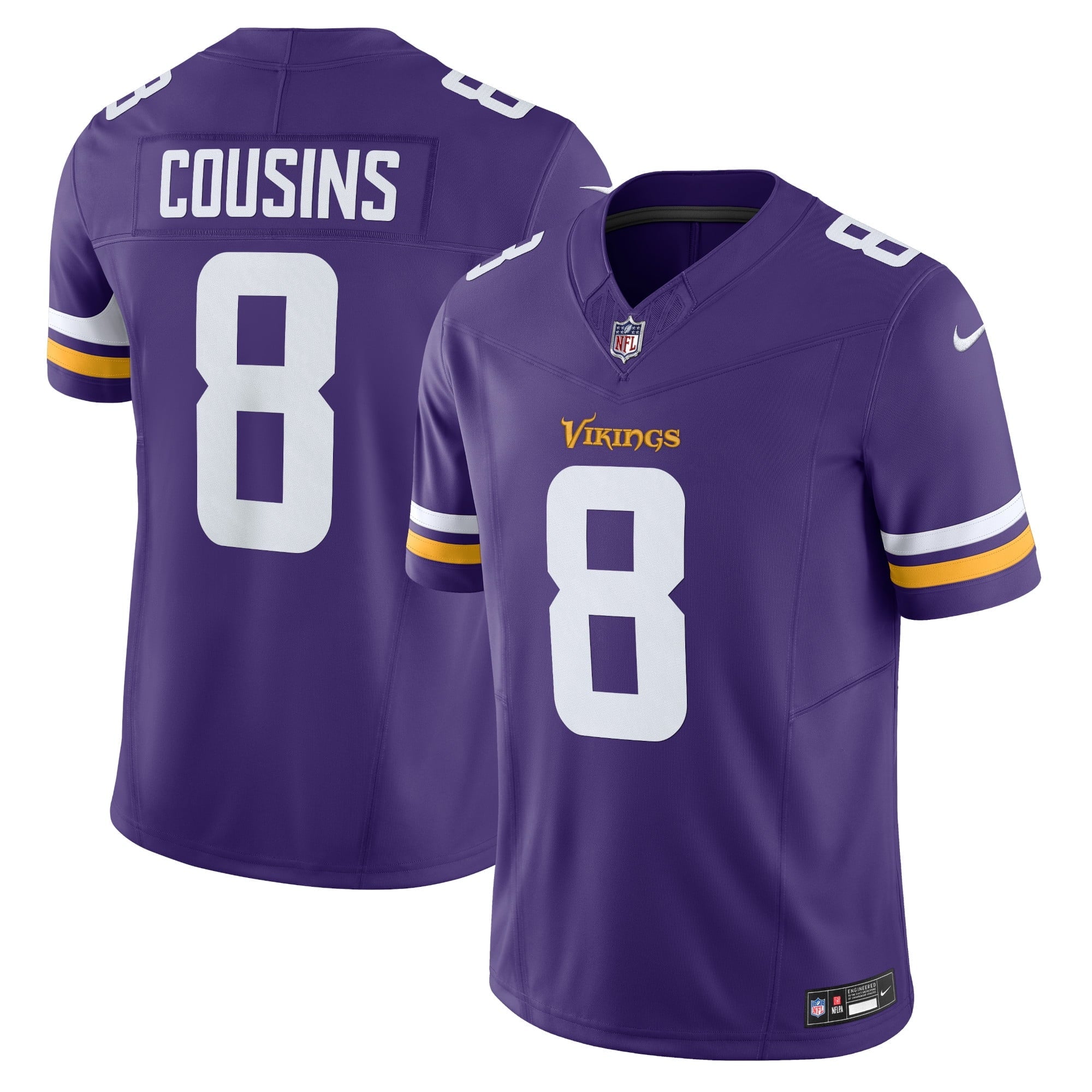 Men s Nike Kirk Cousins Purple Minnesota Vikings Vapor F.U.S.E. Limited Jersey