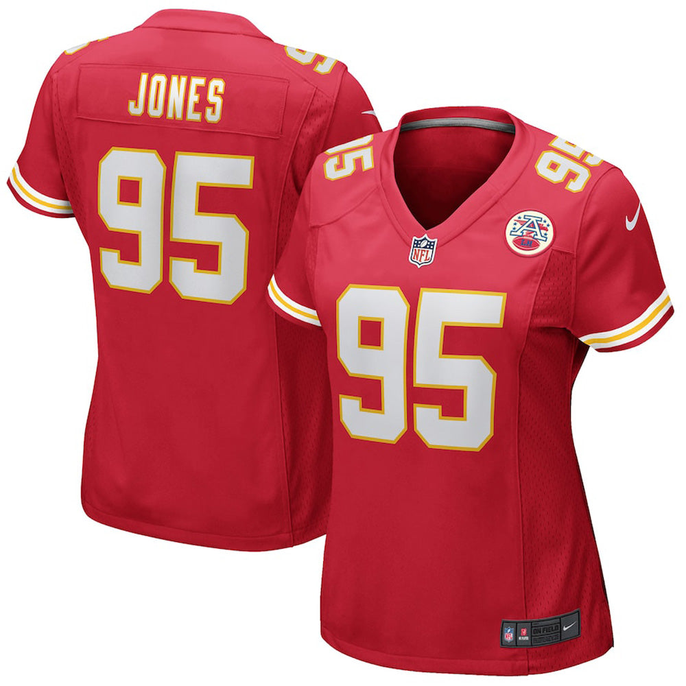Women s Kansas City Chiefs Chris Jones Game Jersey   Red