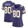 Women s Nike Cris Carter Purple Minnesota Vikings Classic Retired Player Game Jersey