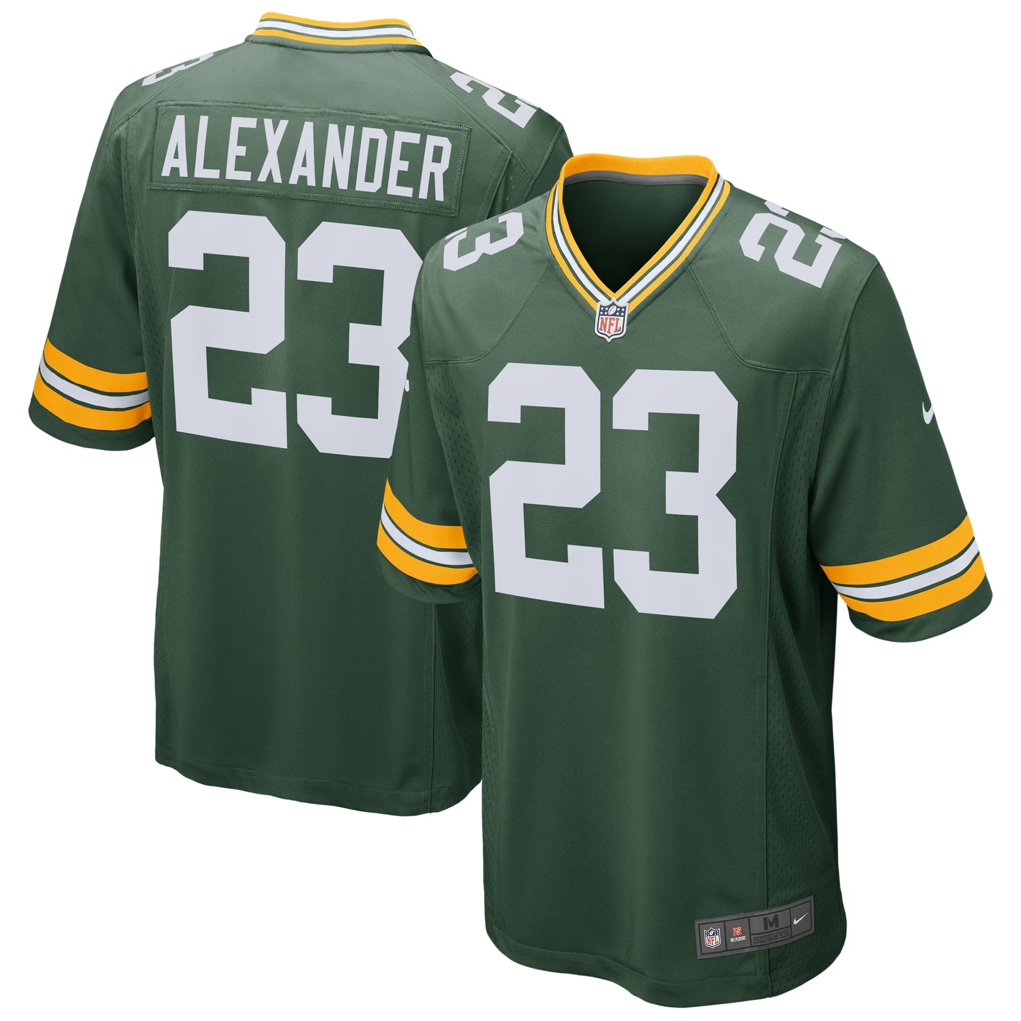 Men s Nike Jaire Alexander Green Green Bay Packers Game Jersey