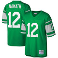 Joe Namath New York Jets Mitchell   Ness Big   Tall 1968 Retired Player Replica Jersey   Green