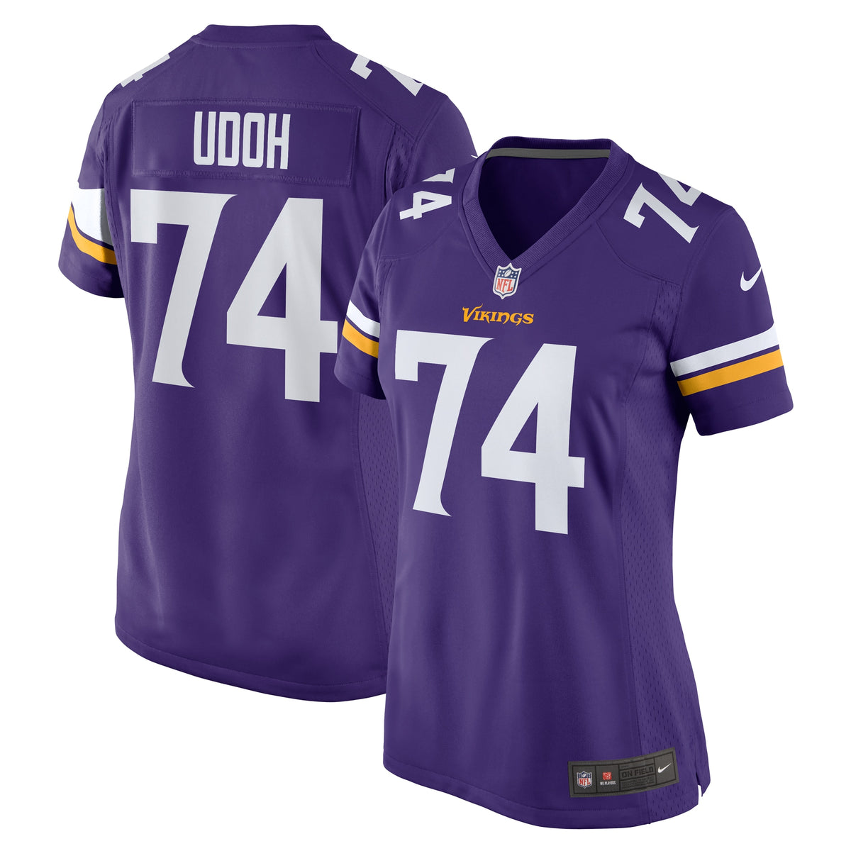 Oli Udoh Minnesota Vikings Nike Women s Game Jersey   Purple