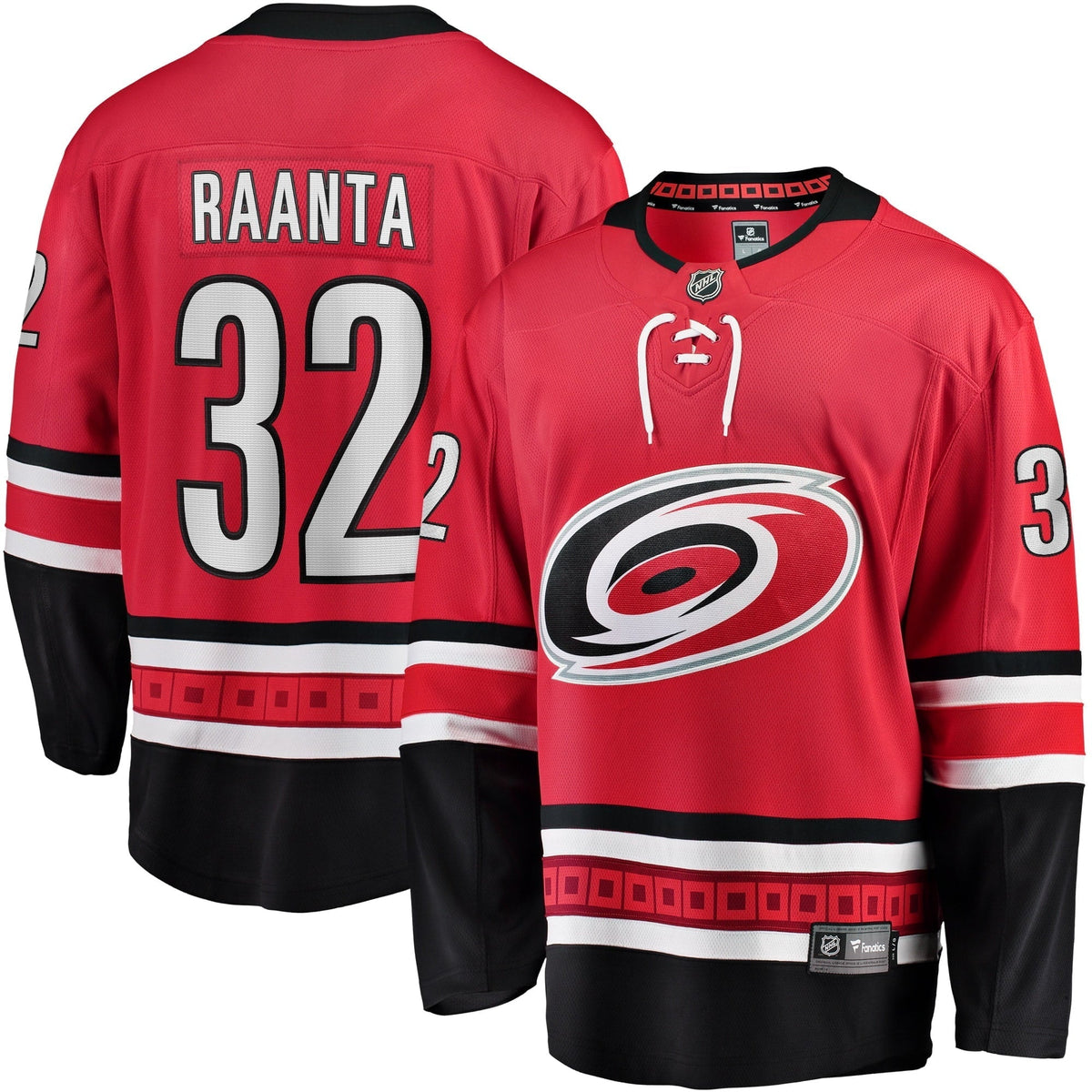 Men's Fanatics Branded Antti Raanta Red Carolina Hurricanes Home Breakaway Player Jersey