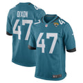 De Shaan Dixon Jacksonville Jaguars Nike Team Game Player Jersey   Teal