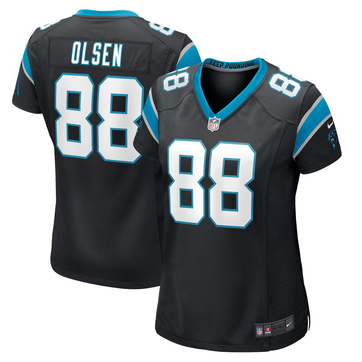 Greg Olsen Carolina Panthers Nike Women s Player Jersey   Black