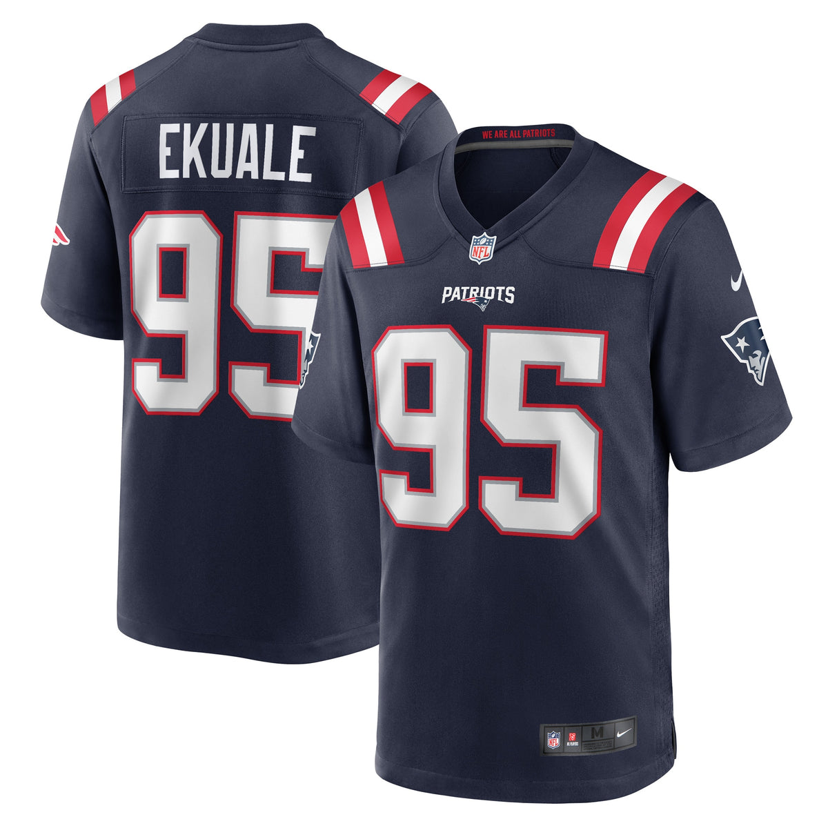 Daniel Ekuale New England Patriots Nike Game Player Jersey   Navy