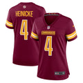 Women s Washington Commanders Taylor Heinicke Player Game Jersey Burgundy