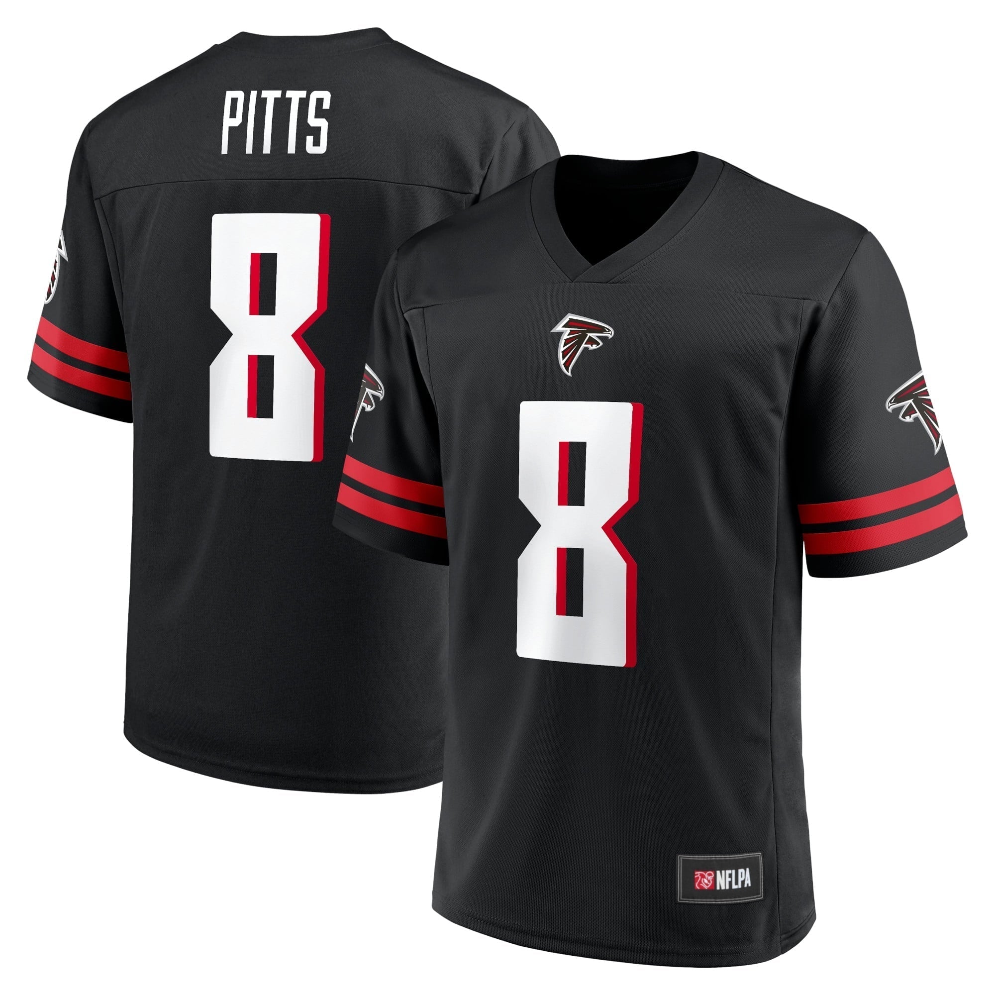 Men s Fanatics Branded Kyle Pitts Black Atlanta Falcons Replica Player Jersey