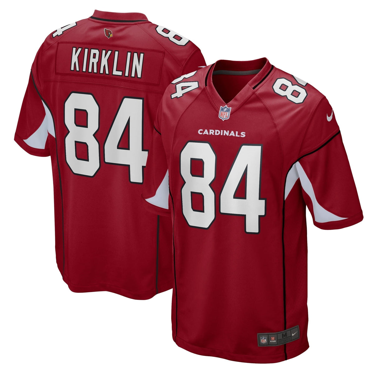 Men s Nike Jontre Kirklin Cardinal Arizona Cardinals Game Player Jersey