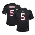 Drake London Atlanta Falcons Nike Youth Game Jersey   Black