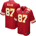 Men s Nike Travis Kelce Red Kansas City Chiefs Team Game Jersey