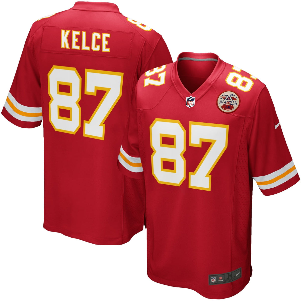 Men s Nike Travis Kelce Red Kansas City Chiefs Team Game Jersey
