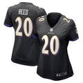 Women s Baltimore Ravens Ed Reed Retired Player Jersey Black