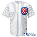 Men's Chicago Cubs Majestic White Official Cool Base Team Jersey