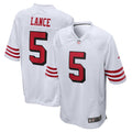Trey Lance San Francisco 49ers Nike Alternate Game Jersey   White