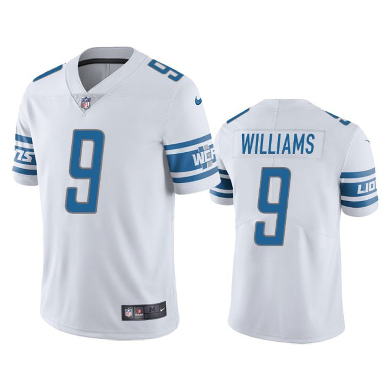 Youth Detroit Lions Jameson Williams Vapor Jersey   White