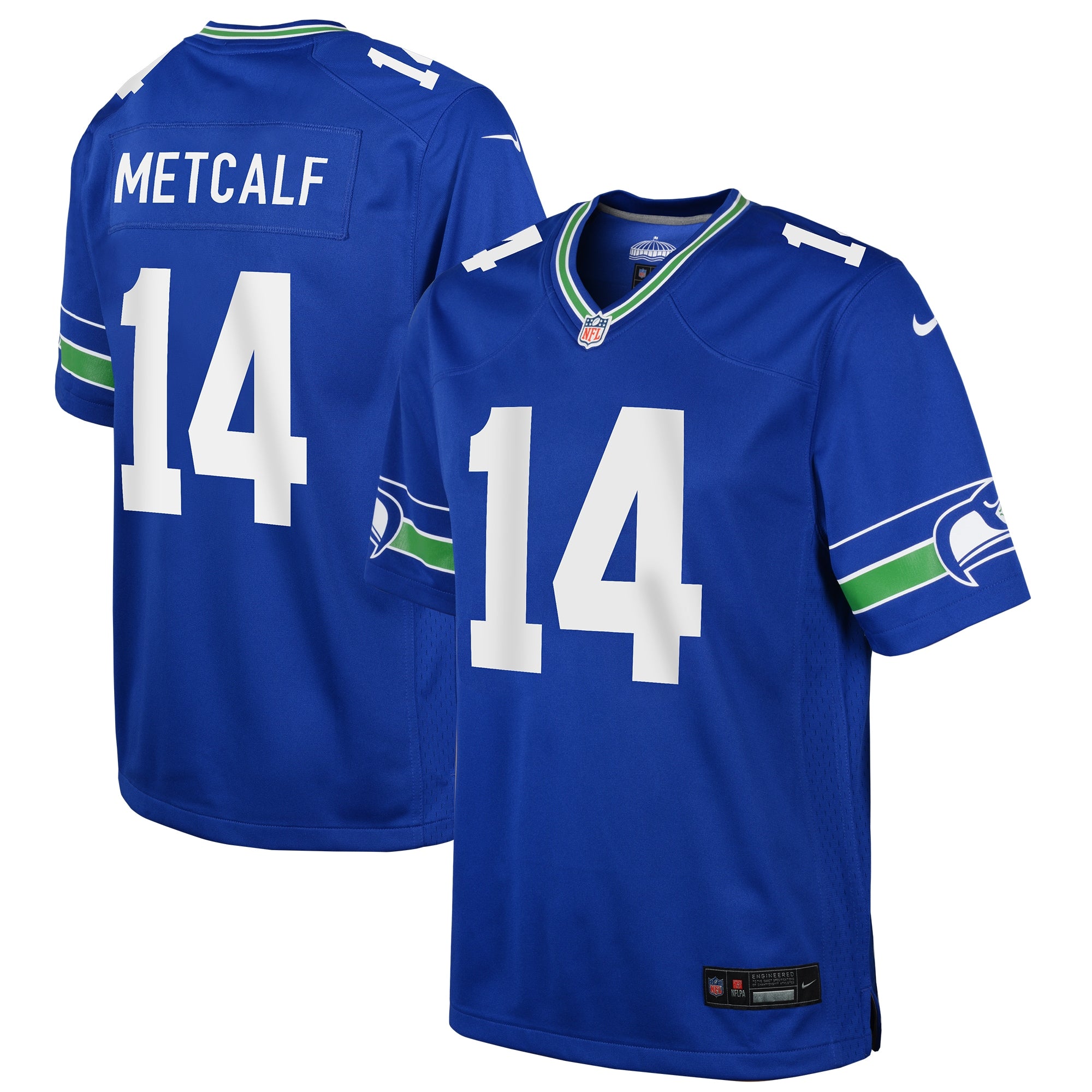 DK Metcalf Seattle Seahawks Nike Youth Game Jersey Royal