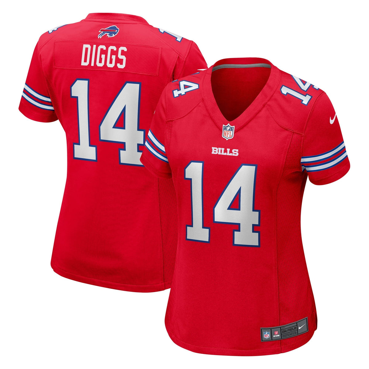 Women s Nike Stefon Diggs Red Buffalo Bills Alternate Game Jersey
