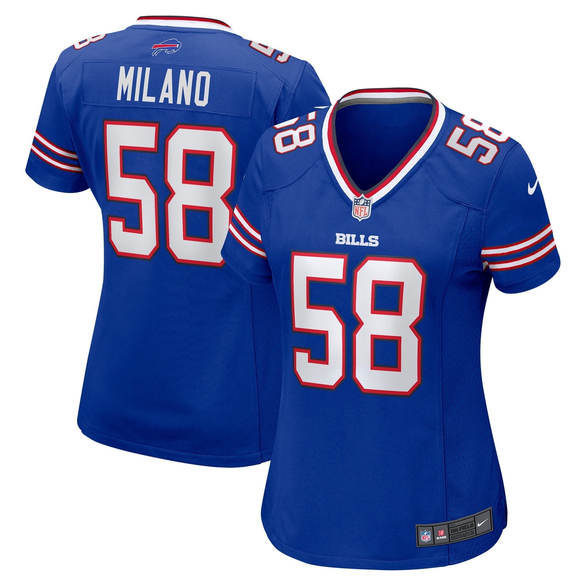 Women s Nike Matt Milano Royal Buffalo Bills Game Jersey