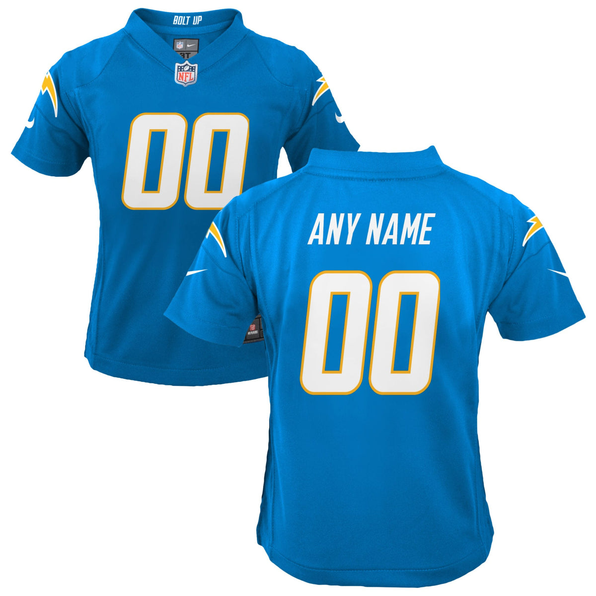 Los Angeles Chargers Nike Youth Custom Game Jersey   Powder Blue