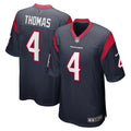 Tavierre Thomas Houston Texans Nike Team Game Jersey    Navy