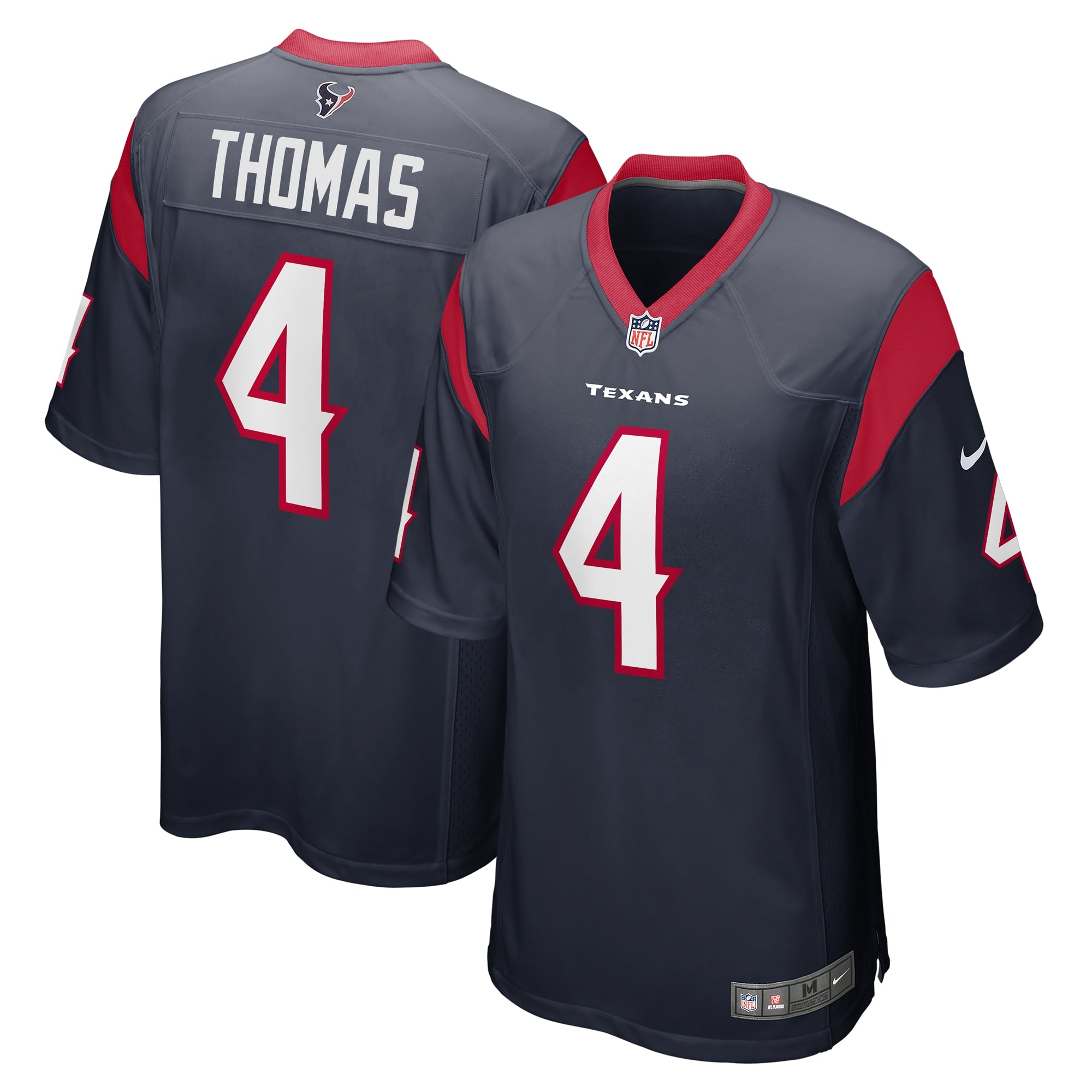 Tavierre Thomas Houston Texans Nike Team Game Jersey    Navy