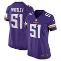 Women s Nike Benton Whitley Purple Minnesota Vikings Home Game Player Jersey