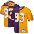 John Randle Minnesota Vikings Mitchell   Ness 1998 Split Legacy Replica Jersey   Purple/Gold