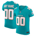 Miami Dolphins Nike Vapor F.U.S.E. Elite Custom Jersey   Aqua