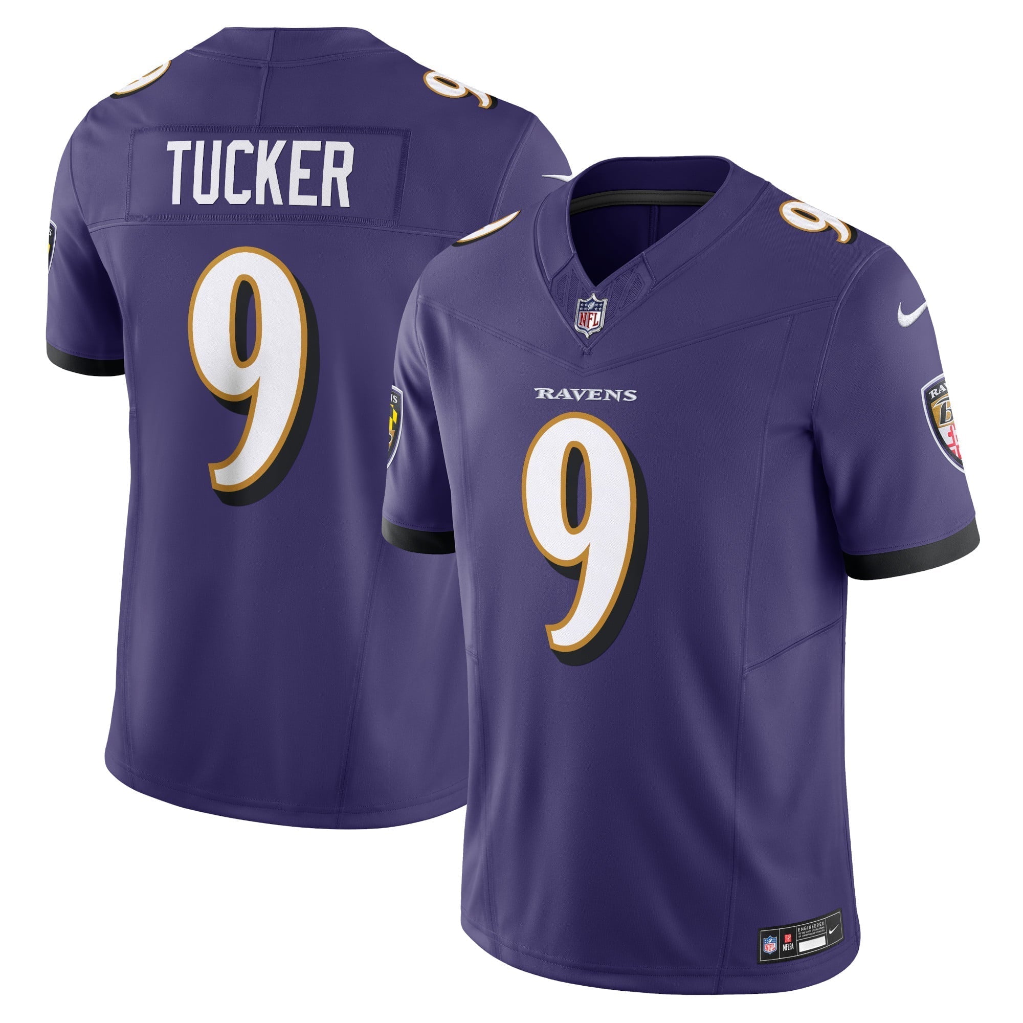 Men s Nike Justin Tucker Purple Baltimore Ravens Vapor F.U.S.E. Limited Jersey