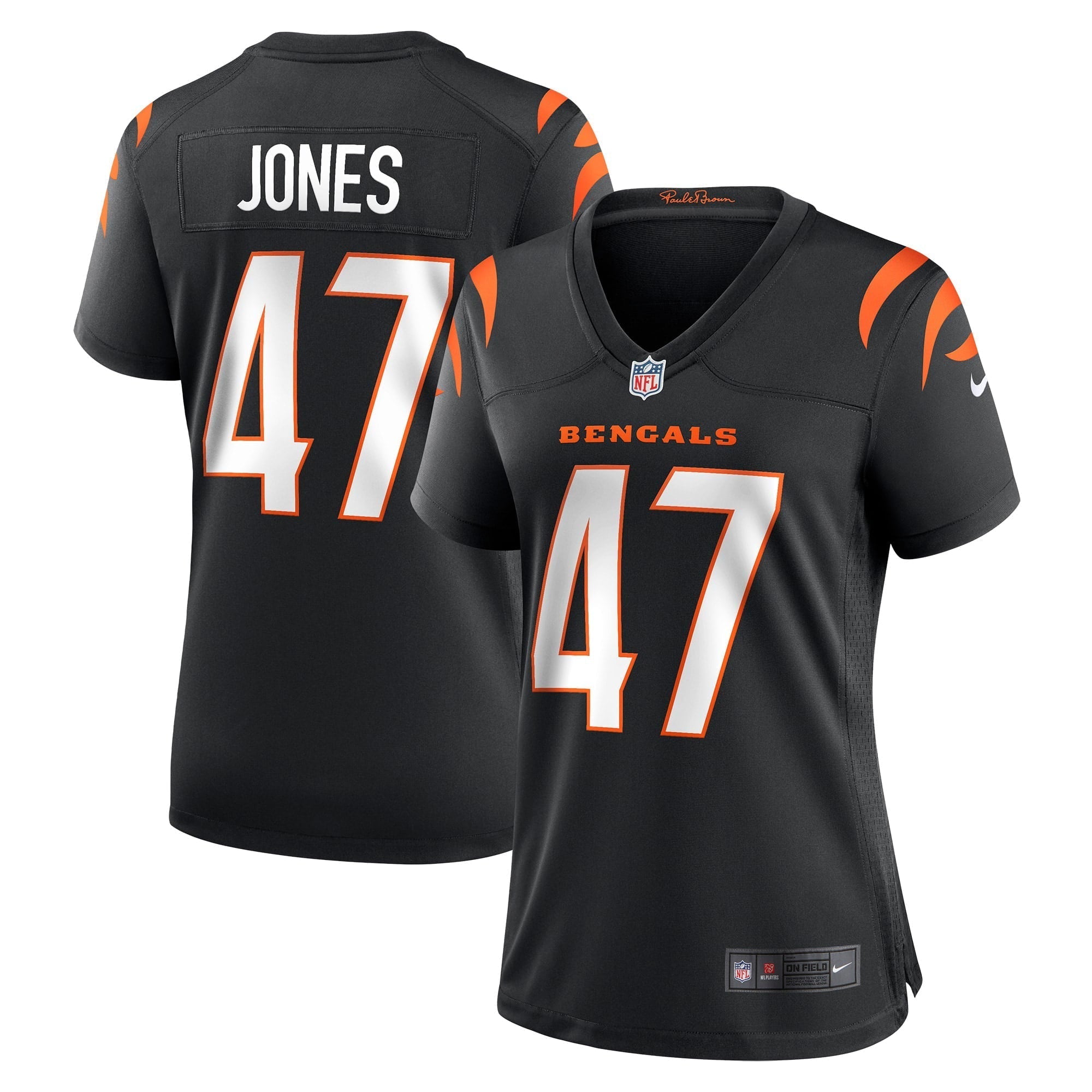 Women s Nike Keandre Jones Black Cincinnati Bengals Game Jersey