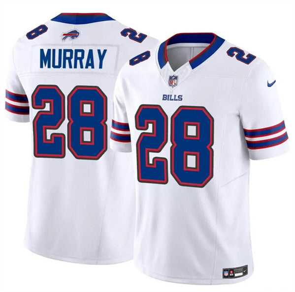 Men s Buffalo Bills Latavius Murray White 2023 Vapor Untouchable Limited Stitched Jerseys