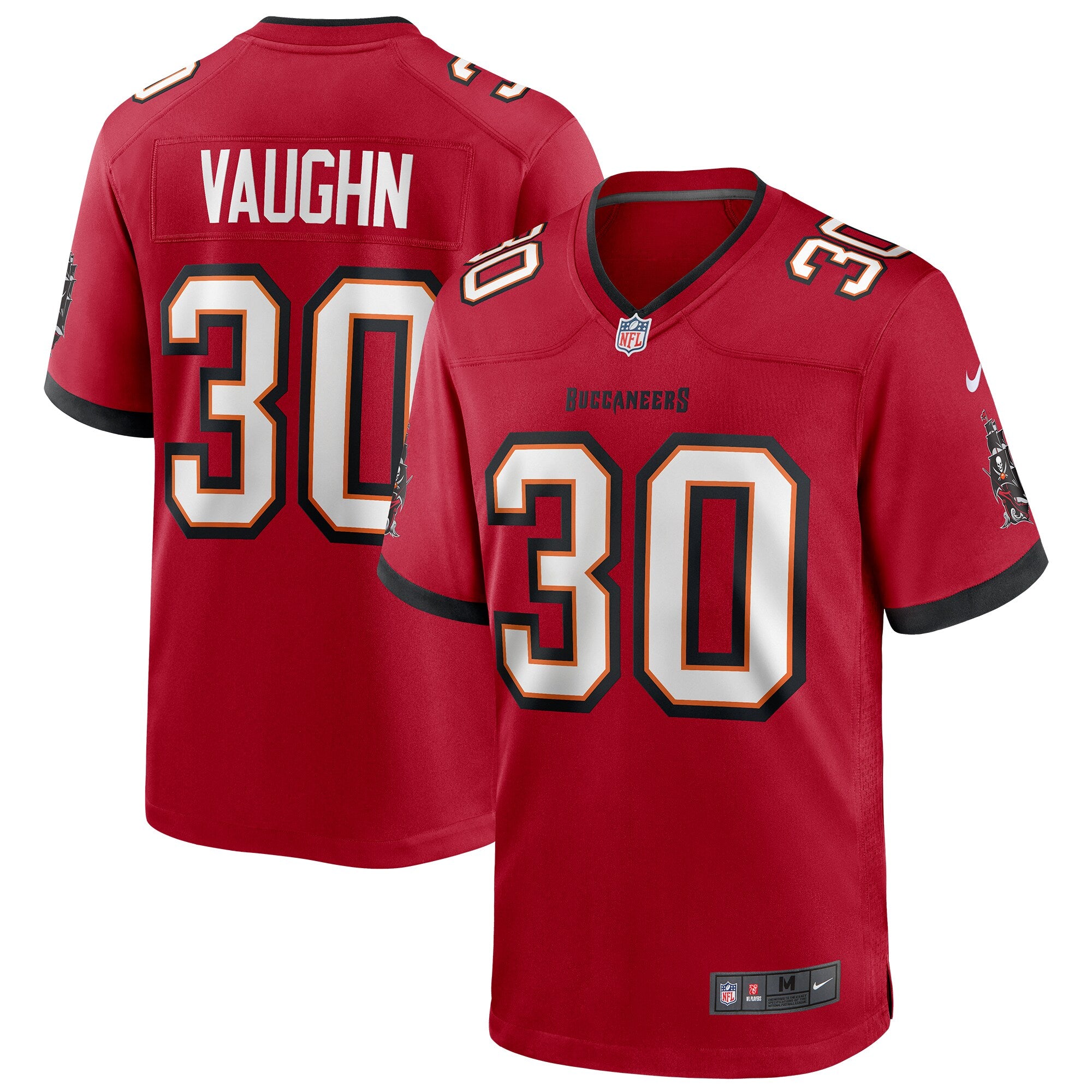 Ke Shawn Vaughn Tampa Bay Buccaneers Nike Player Game Jersey   Red