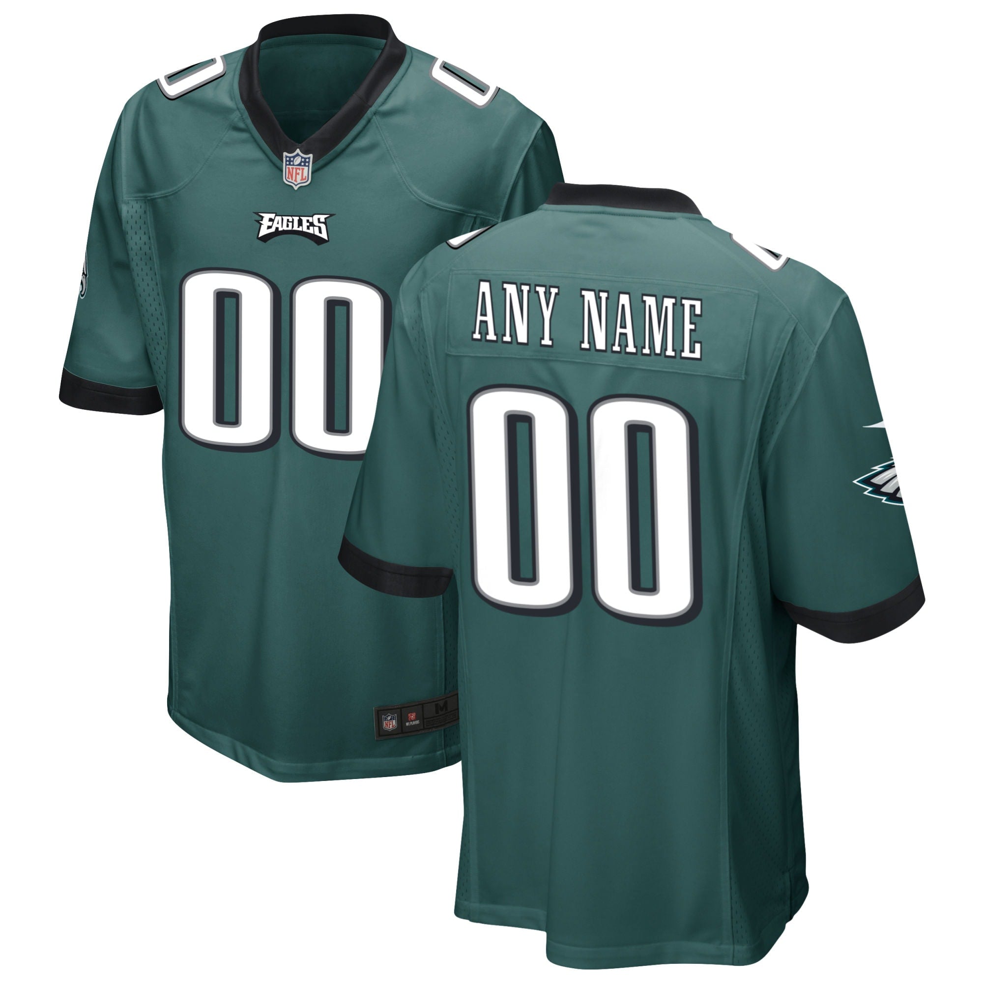 Philadelphia Eagles Nike Custom Game Jersey   Midnight Green