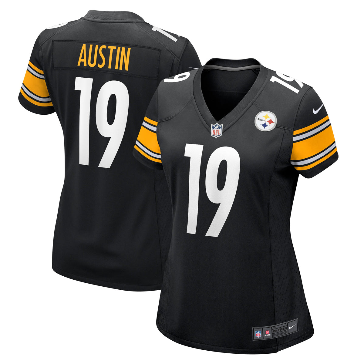 Calvin Austin III Pittsburgh Steelers Nike Women s Game Player Jersey   Black