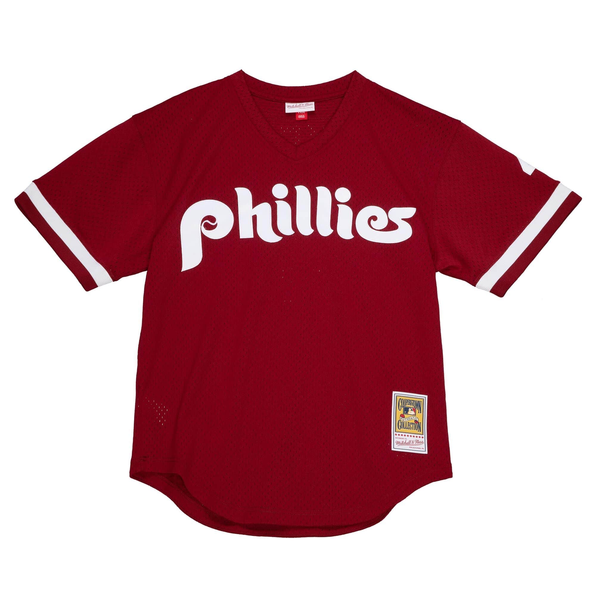 Authentic Lenny Dykstra Philadelphia Phillies 1991 Pullover Jersey