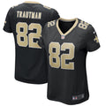 Women s Nike Adam Trautman Black New Orleans Saints Game Jersey