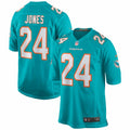 Men s Nike Byron Jones Aqua Miami Dolphins Game Jersey