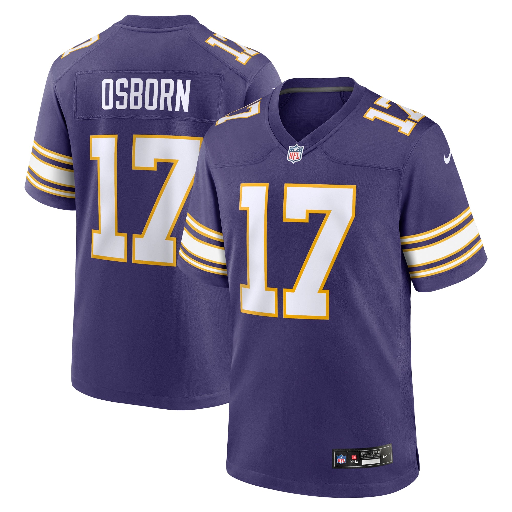 K.J. Osborn Minnesota Vikings Nike Classic Player Game Jersey   Purple