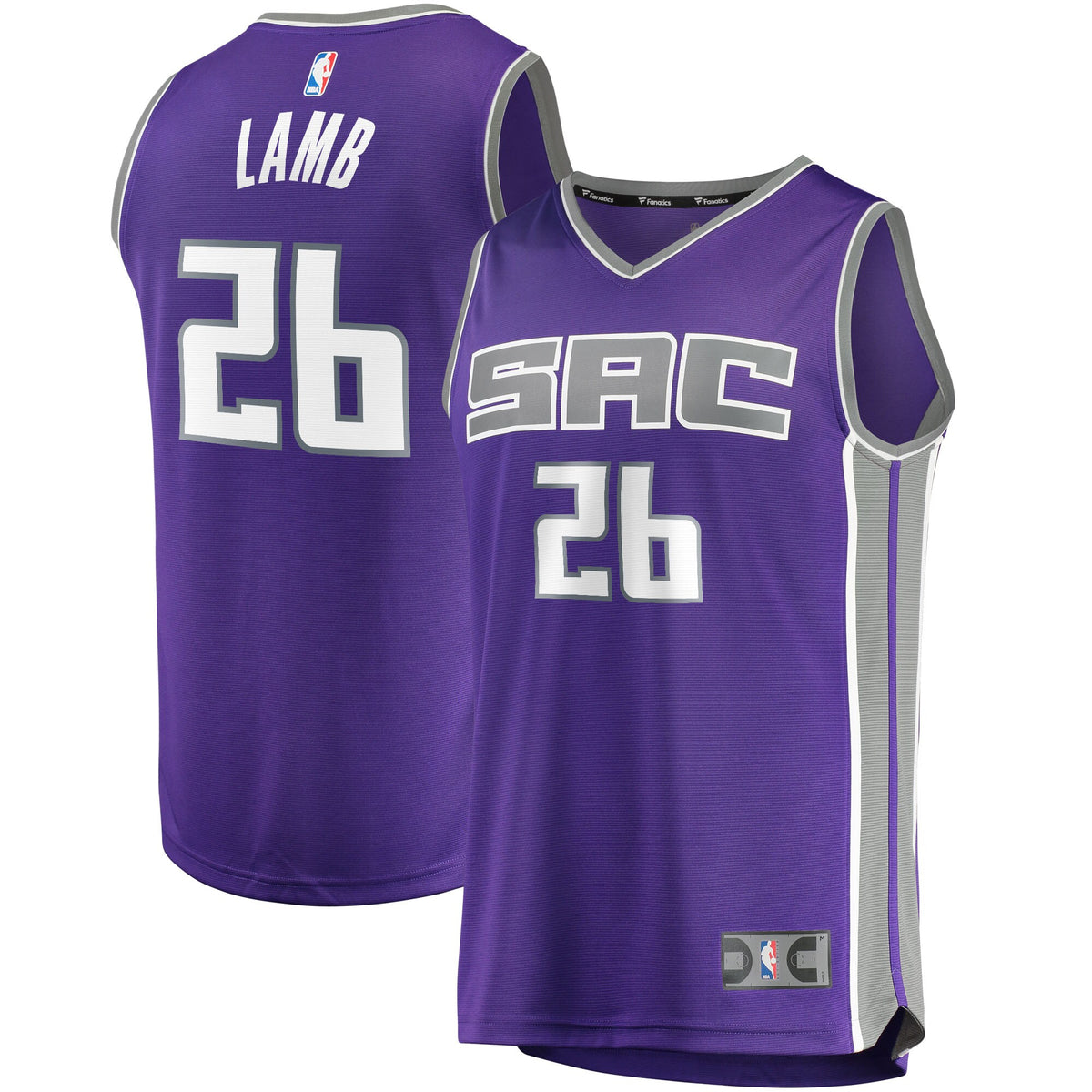 Jeremy Lamb Sacramento Kings Fanatics Branded 2021/22 Fast Break Replica Jersey - Icon Edition - Purple