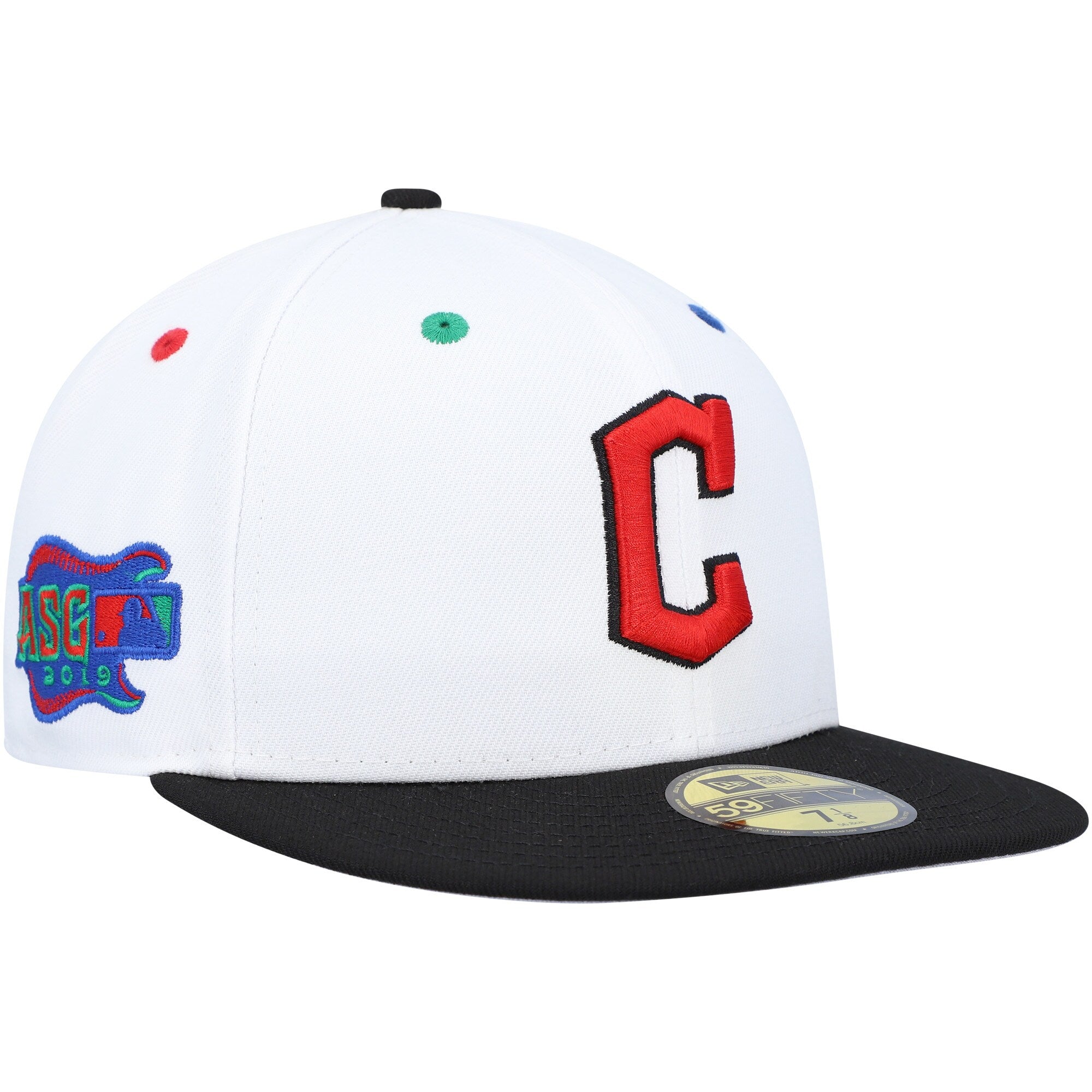 Cleveland Guardians New Era 2019 MLB All-Star Game Primary Eye 59FIFTY Fitted Hat - White/Black